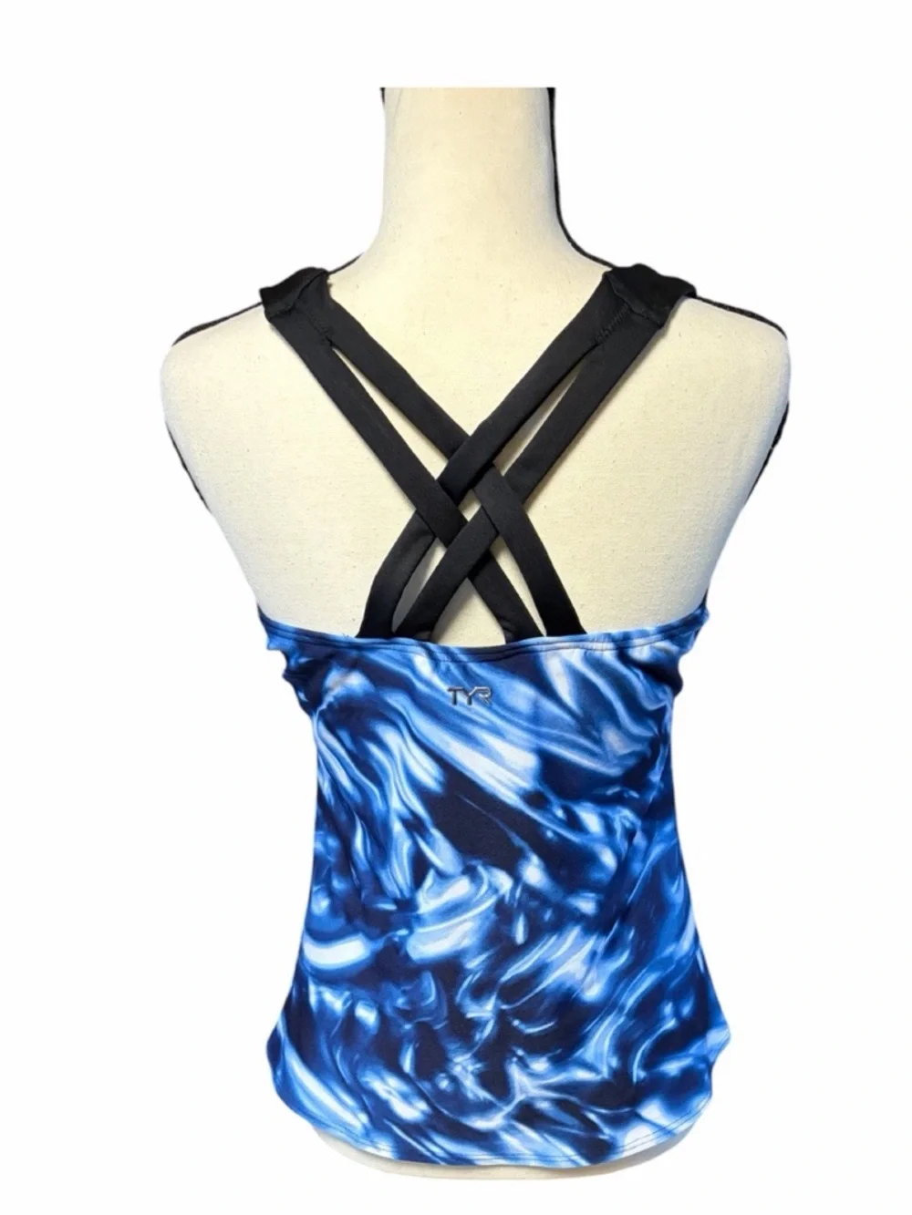 TYR Rivo Square Neck Tankini Top NWT